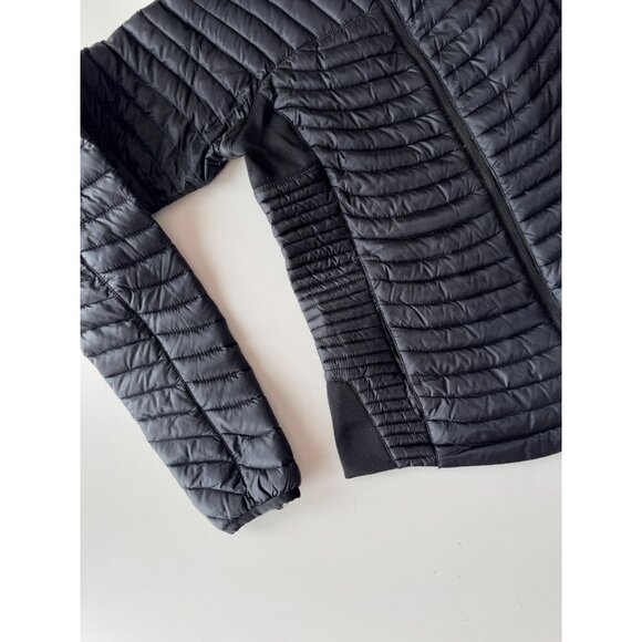 EDDIE BAUER First Ascent Microtherm Black Down Filled Puffer Jacket Coat, Size S - Picture 8 of 15